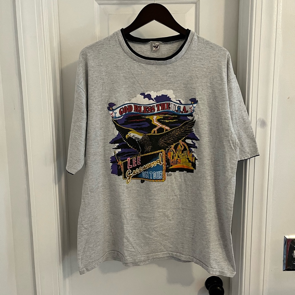 Vintage 1992‎ Lee Greenwood ‘God Bless The USA’ Tour T